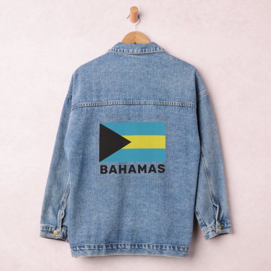Aangepaste Bahama-markering voor tekst Denim Jacket (Hangar)