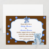 Aangepaste bakken Babydouches Kaart (Voorkant / Achterkant)