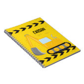 Aangepaste bakken voor Kinder bouwvoertuigen Notitieboek (Rechterzijde)