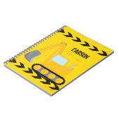 Aangepaste bakken voor Kinder bouwvoertuigen Notitieboek (Linkerzijde)