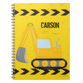 Aangepaste bakken voor Kinder bouwvoertuigen Notitieboek (Voorkant)