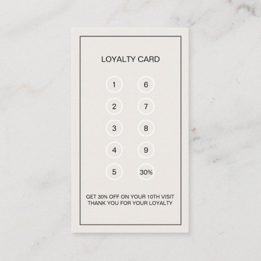 Aangepaste bakkerij banketbakkerij taart winkel klantenkaartje (Achterkant)