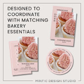 Aangepaste bakkerij banketbakkerij taart winkel klantenkaartje