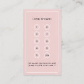 Aangepaste bakkerij banketbakkerij taart winkel klantenkaartje (Achterkant)