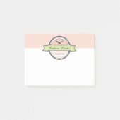 aangepaste bakkerij- en rolpenbakken post-it® notes (Voorkant)