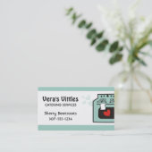 Aangepaste bakkerij in de vorm van bakkerij met kl visitekaartje (Staand voorkant)