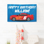 Aangepaste bakkerij met autowagen spandoek (Insitu)