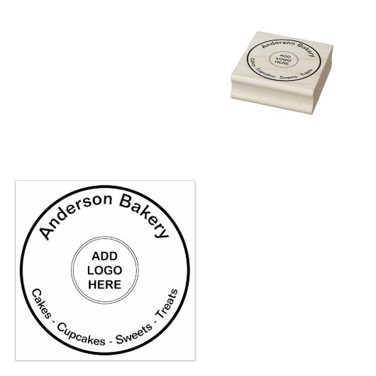 Aangepaste Bakkerij promotiestempel Rubberstempel (Gestempeld)