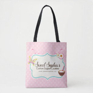 Aangepaste bakkerij tote bag