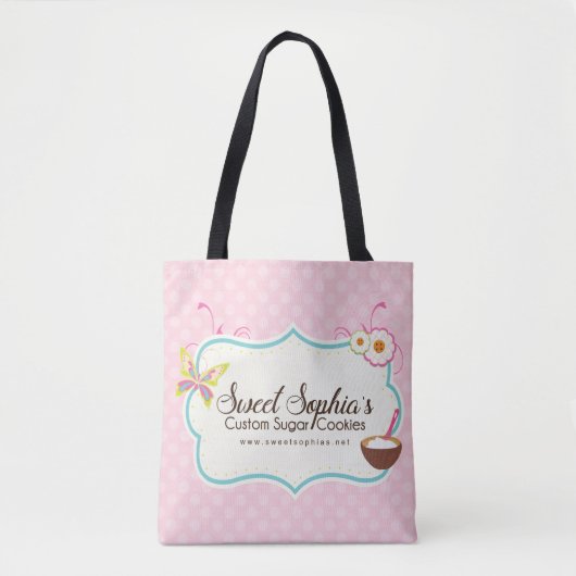 Aangepaste bakkerij tote bag (Voorkant)