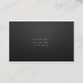 Aangepaste bakkerij visitekaartje (Achterkant)