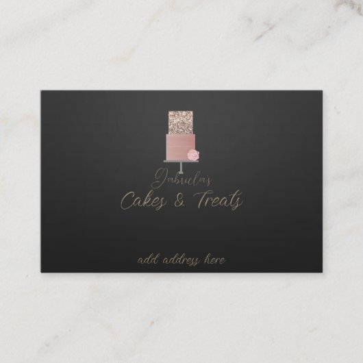 Aangepaste bakkerij visitekaartje (Voorkant)