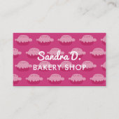 Aangepaste bakkerij winkel visitekaartje sjabloon  (Voorkant)