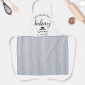 Aangepaste, Bakkerij Witte en Blauwe Strepen Boerd Schort