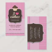 Aangepaste bakkerijkaarten visitekaartje (Voorkant / Achterkant)