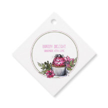 Aangepaste bakkerijproducten met eenvoudige qr-cod