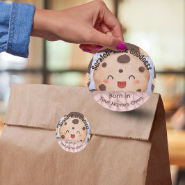 Aangepaste bakkerijsticker | Van scratch gemaakte Ronde Sticker