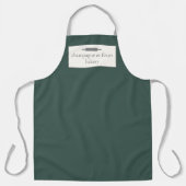 Aangepaste bakkernaam Leger Groene Chef of Persone Schort (Voorkant)