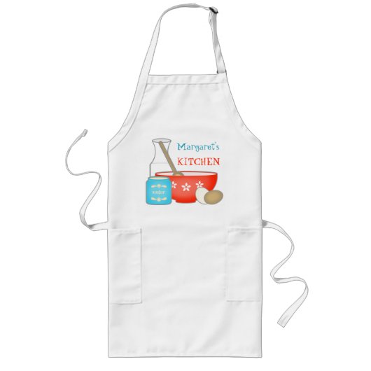 Aangepaste bakkersverpakking / Cook Apron Lang Schort (Voorkant)