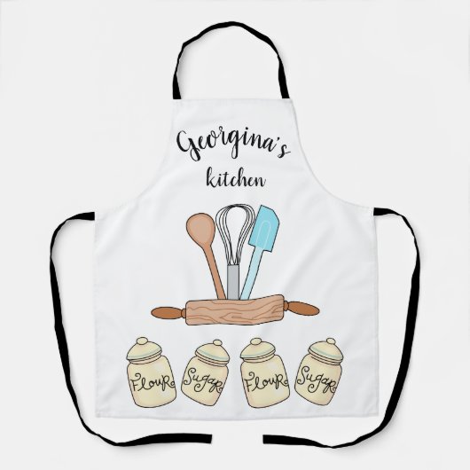 Aangepaste Bakkertools Schort (Voorkant)