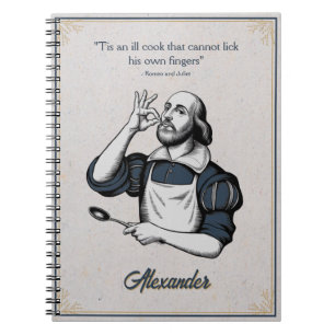 Aangepaste bakrecepten Chef Elegant Notitieboek