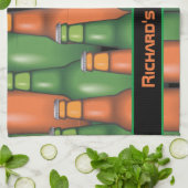 Aangepaste balie voor Mancave Beer Theedoek (Gevouwen)