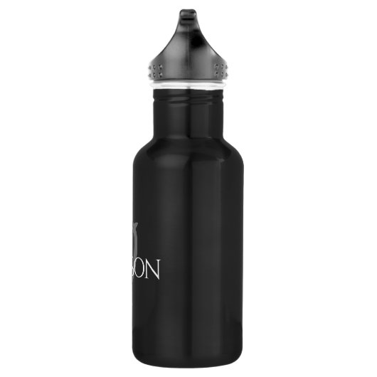 Aangepaste balk | Eenvoudige naam van het klassiek Waterfles (Rechts)