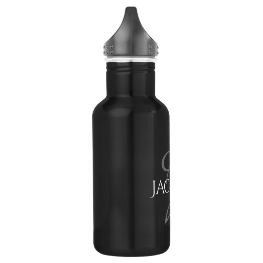 Aangepaste balk | Eenvoudige naam van het klassiek Waterfles (Links)