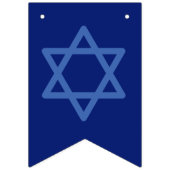 Aangepaste balk Mitzvah Blue Vlaggetjes (Eerste vlag)