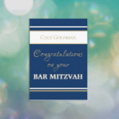 Aangepaste balk Mitzvah Congrats Kaart