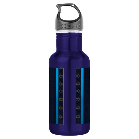 Aangepaste balk Mitzvah Favors Waterfles (Achterkant)