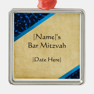 Aangepaste balk Mitzvah Ornament Favors
