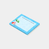 Aangepaste ball-balpool post-it® notes (Schuin)