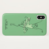 Aangepaste Ballerina-naam- en kleurentelefoongeval Case-Mate iPhone Case (Achterkant (horizontaal))