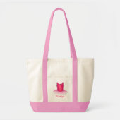 Aangepaste ballet Ballerina Dance Class Bag Tote Bag (Voorkant)