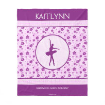 Aangepaste ballet danser Paars hart