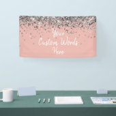 Aangepaste ballet- en zilveren verjaardagsfeestje spandoek (Beurs)