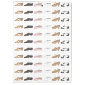 Aangepaste balletkraan Acro Lyrical Dance Teacher Klembord (Achterkant)