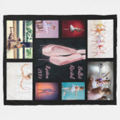 Aangepaste balletschoenen foto fleece deken (Voorkant (Horizontaal))