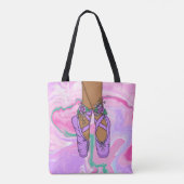 Aangepaste ballettas | Dance Shoes Tote Bag (Achterkant)
