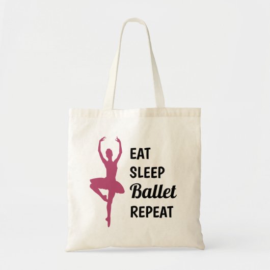 Aangepaste ballettas tote bag (Voorkant)