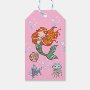 Aangepaste ballon met kleine luchtvulling cadeaulabel