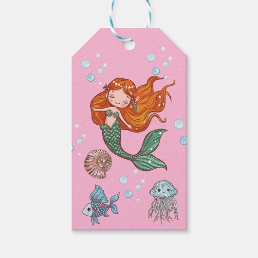 Aangepaste ballon met kleine luchtvulling cadeaulabel (Voorkant)