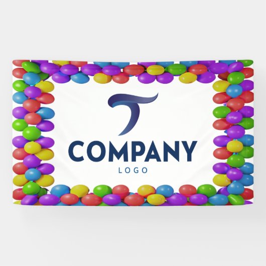 Aangepaste ballonrand Bedrijfsbanner Uw Logo toevo Spandoek (Horizontaal)