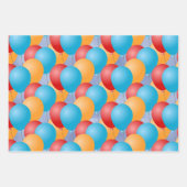 Aangepaste ballons Happy Birthday Inpakpapier Vel (Voorkant 2)