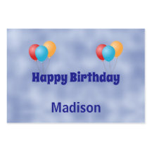 Aangepaste ballons Happy Birthday