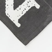 Aangepaste balswerstijl netball chalkboard fleece deken (Hoek)