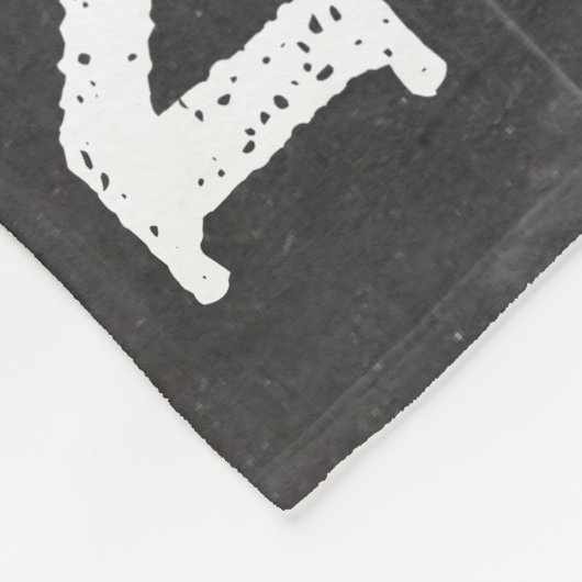 Aangepaste balswerstijl netball chalkboard fleece deken (Hoek)