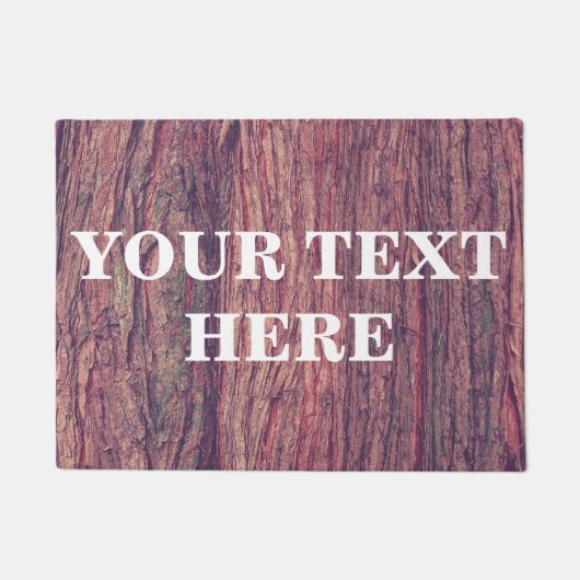 Aangepaste Bamboe Wood Achtergrond Deurmat