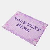 Aangepaste Bamboe Wood Achtergrond Doormat Deurmat (Schuin)